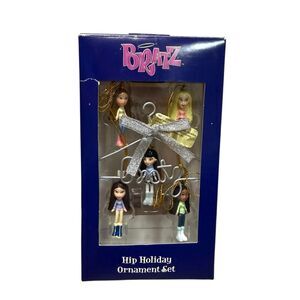 BRATZ Hip Holiday Ornament Set 6 Piece Christmas Collectible